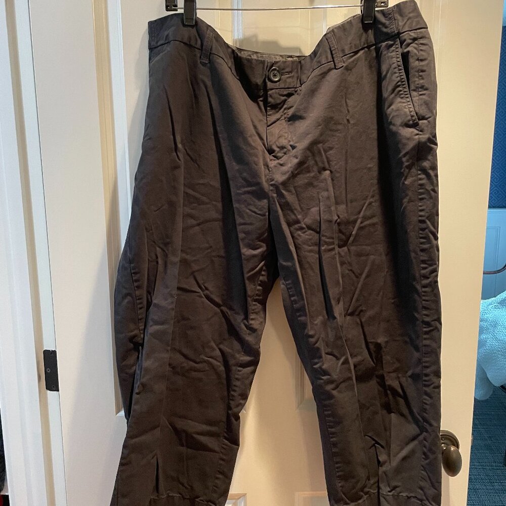Sejour Crop Chinos, Black, 26W